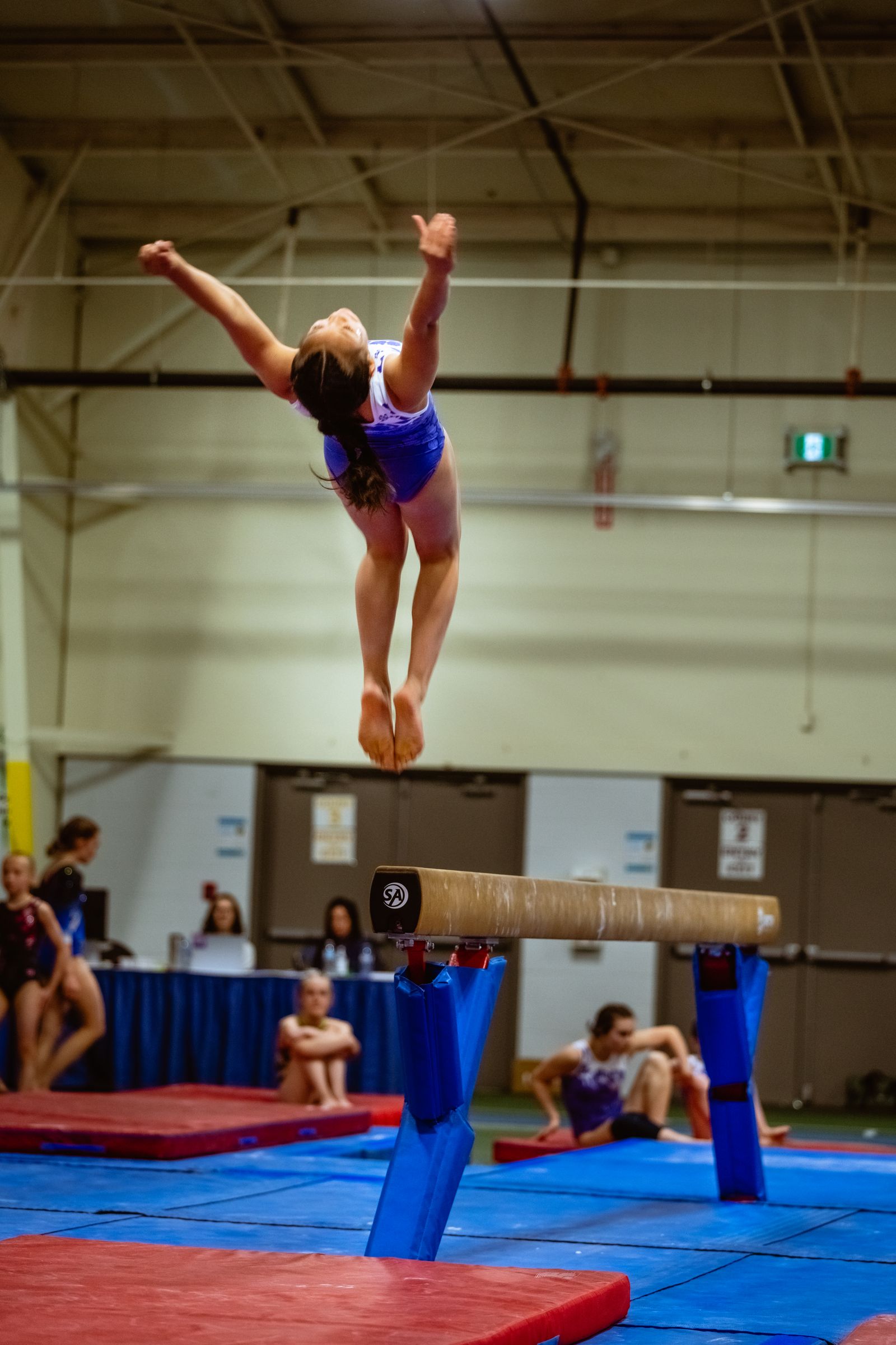 Stock photograph illustrating gymnastics competition