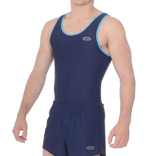 Navy Ace boys’ and men’s club leotard from The Zone